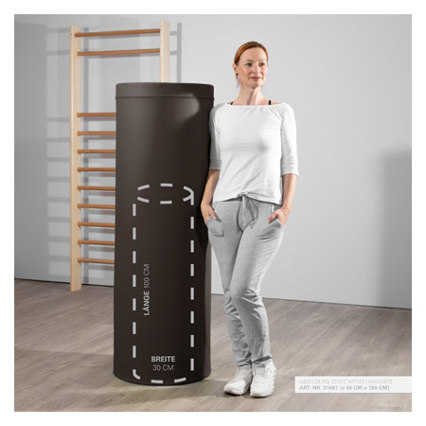 Therapie Gymnastikrolle 30x100 cm - Braun | Spastikerrolle & Lagerungsrolle
