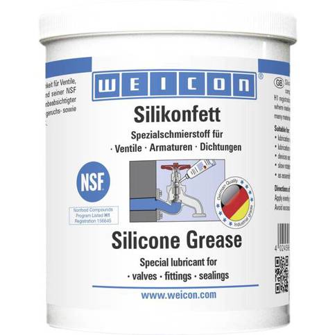 Lebensmittelechtes Silikonfett - 0,45 kg - Farblos & Transluzent - Perfekte Schmierung für Lebensmittelanwendungen