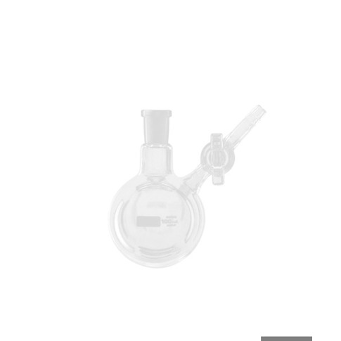 Lenz Stickstoff-Rundkolben (Schlenk-Kolben) mit NS-Hahn, 50 ml, NS 14/23