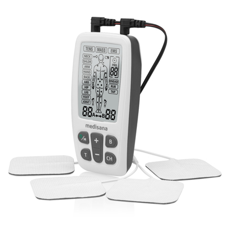 Medisana TT 200 Massagegerät für Rücken, Hand, Hüfte, Hals/Nacken und Schultern – Schwarz/Weiß