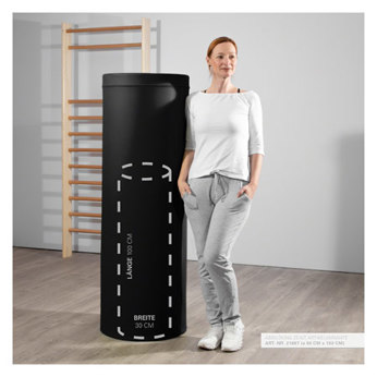Therapie Gymnastikrolle - Spastikerrolle & Lagerungsrolle 30x100 cm - Schwarz