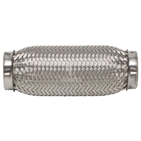 Edelstahl Hosenrohr 45,5 x 101 mm - Flexrohr für Abgasanlage KFZ