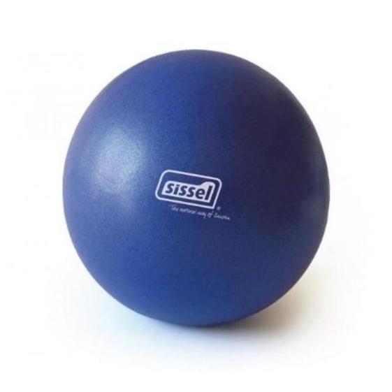 SISSEL Pilates Soft Ball - Blauer Fitnessball (Ø 26 cm) für Pilates und Rehabilitation