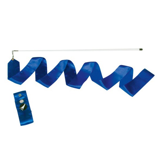 Sport-Thieme Gymnastikband mit Stab "RSG" - Blau für Mädchen