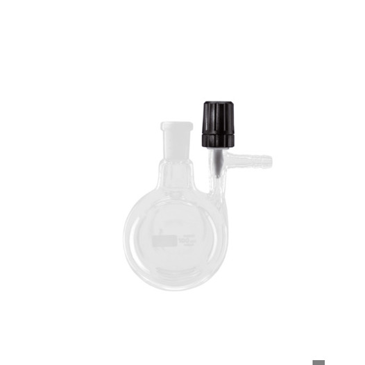 Lenz PTFE-Ventilhahn Schlenk-Kolben, Stickstoff-Rundkolben - 250 ml, NS 29/3