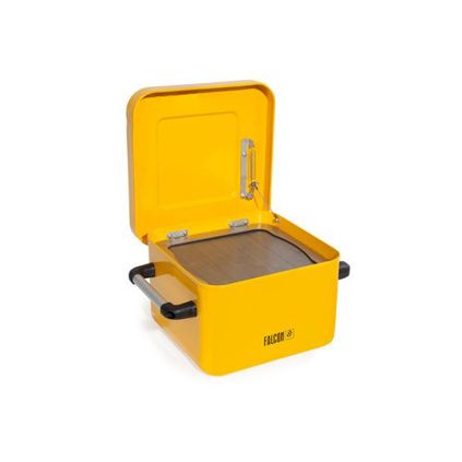 FALCON Kleinteilereiniger aus lackiertem Stahl mit Eintauchsieb - 10 Liter