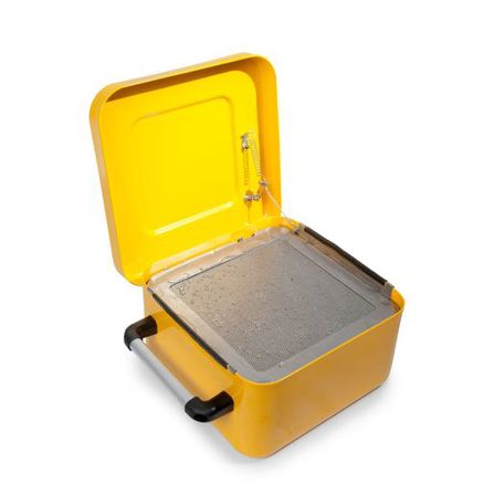 FALCON Kleinteilereiniger aus Stahl mit Eintauchsieb - 8 Liter, lackiert