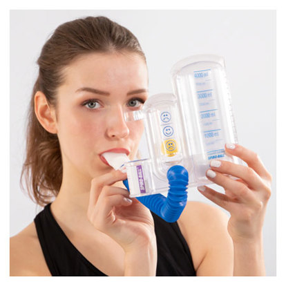 Spiro-Ball SMILE - Innovativer Lungentrainer für Atemtraining & Lungentraining