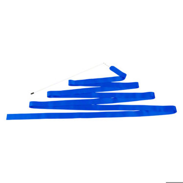 Rhythmikband mit Stab - 6m Gymnastikband in Blau